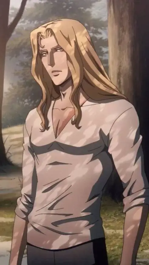 ai character: Alucard  background