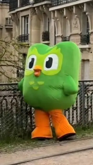 ai character: Duolingo background