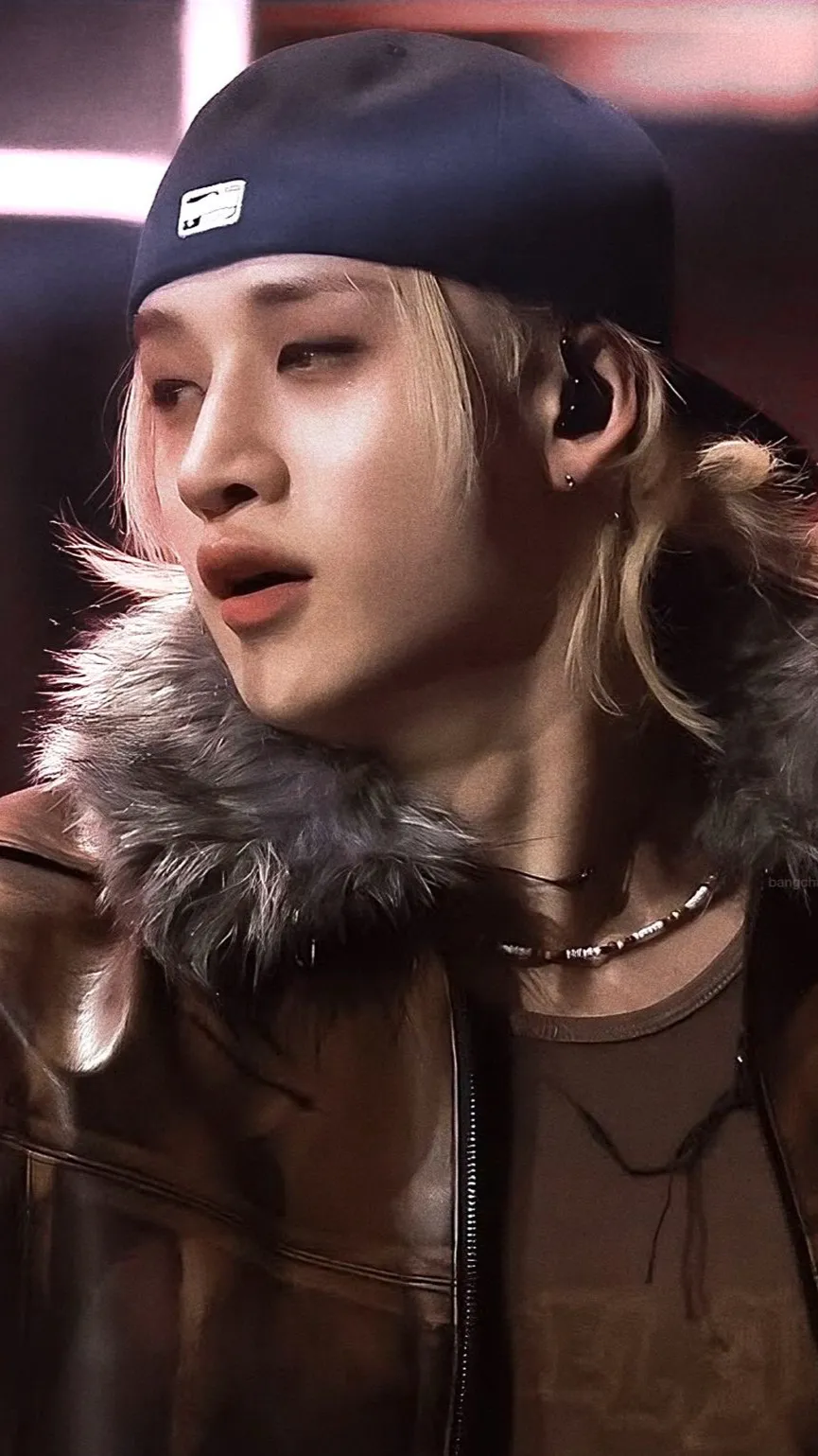 ai character: Bangchan werewolf  background