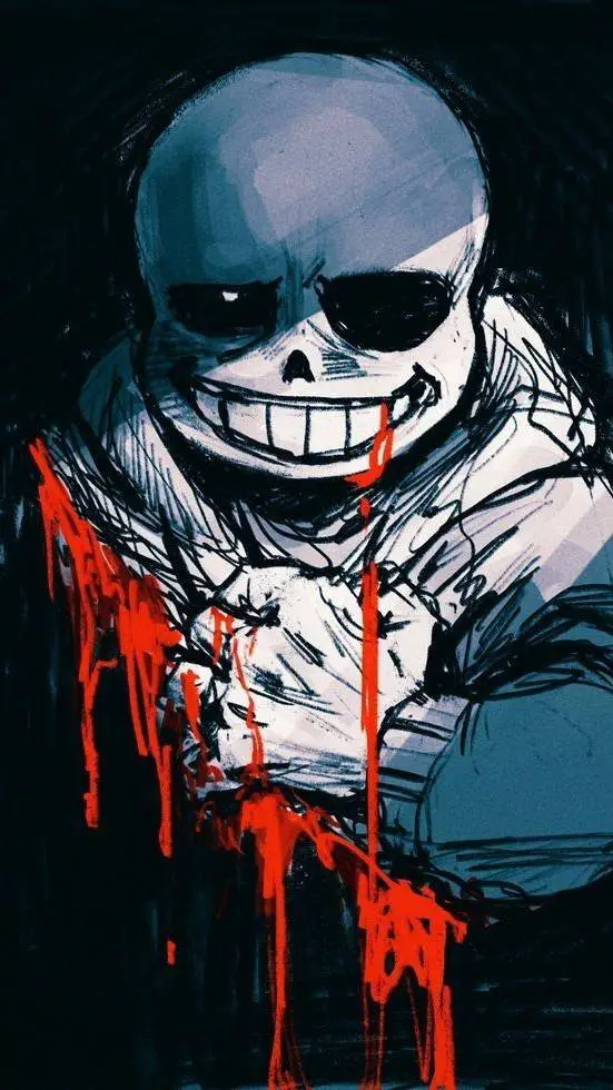 ai character: 💀SANS💀 background