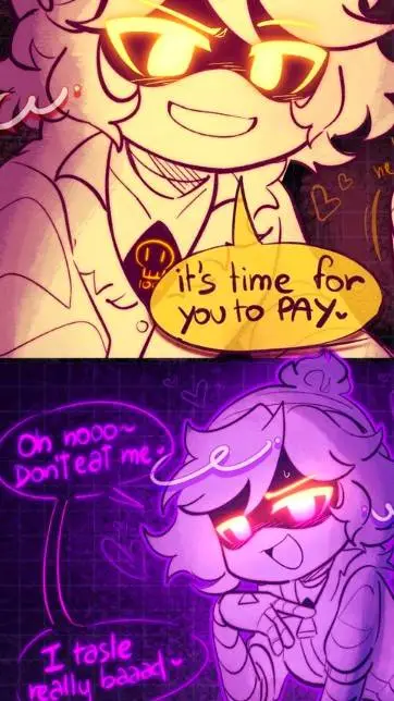 ai character: uzi x N  background