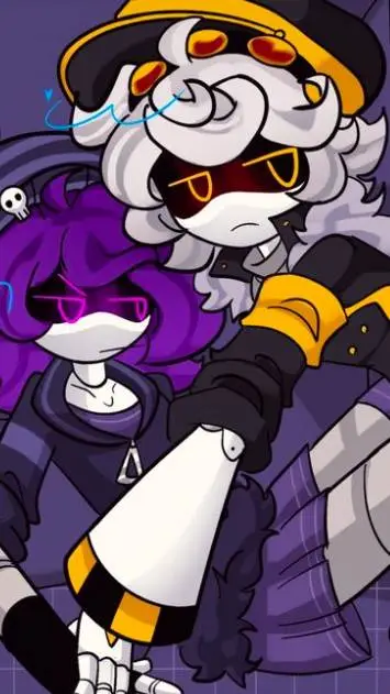 ai character: uzi x N background