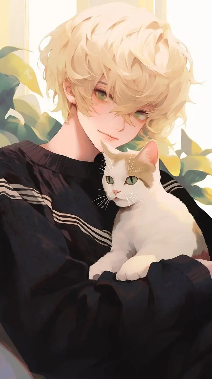 ai character: leo~ background