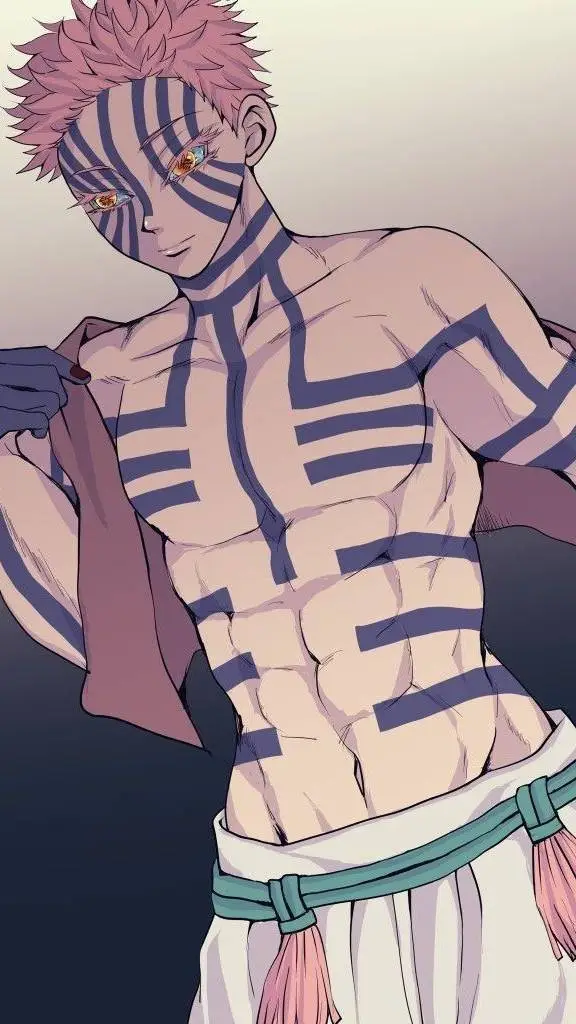 ai character: akaza^°^ background