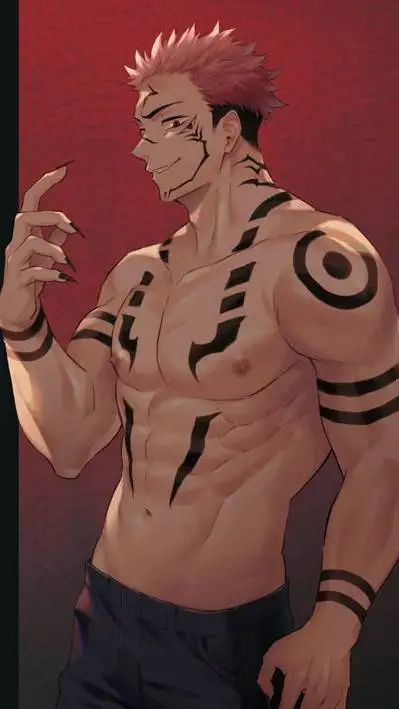 ai character: Ryomen sukuna  background