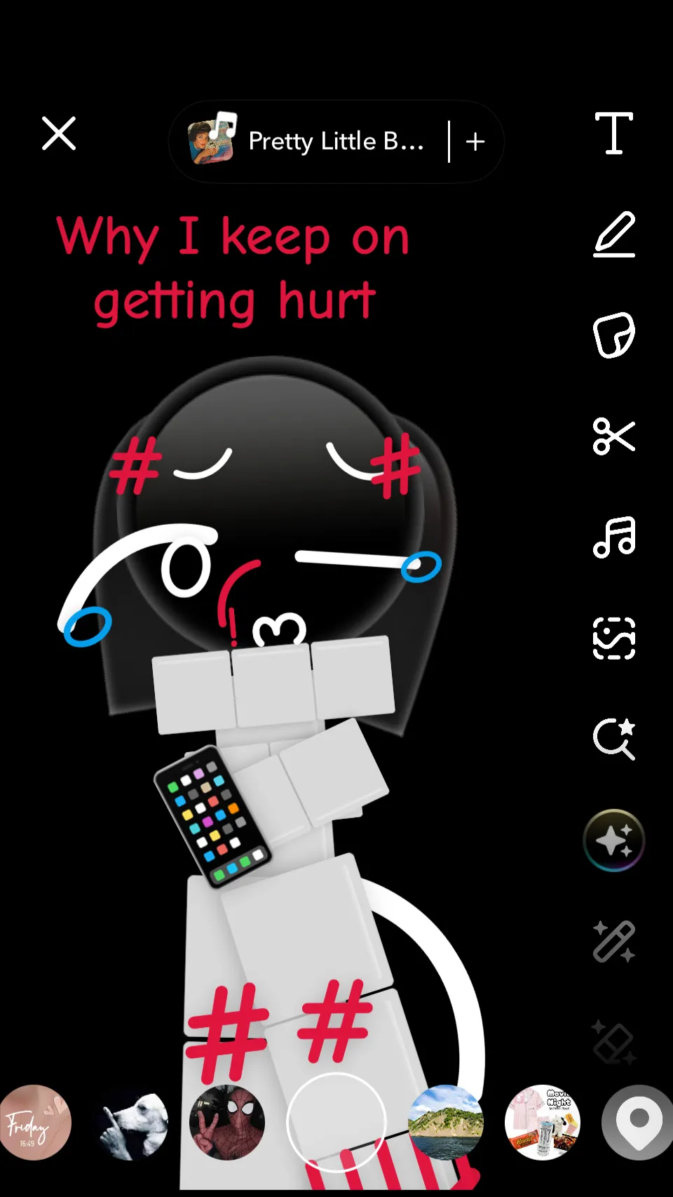 ai character: Emoji cat background