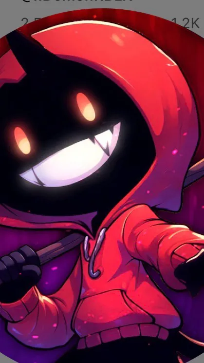 ai character: X demon background