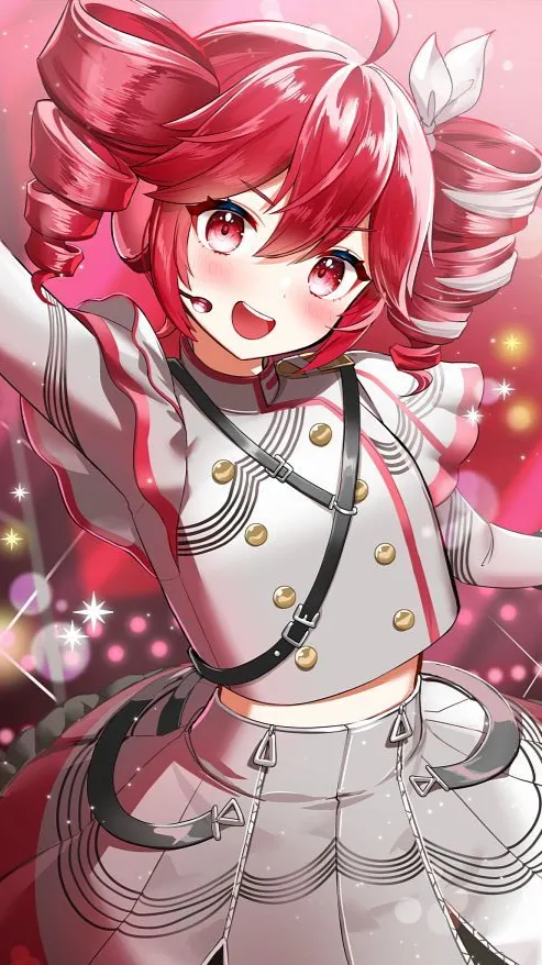 ai character: Teto🎀 background