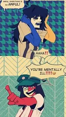 ai character: ena y ena bbq background