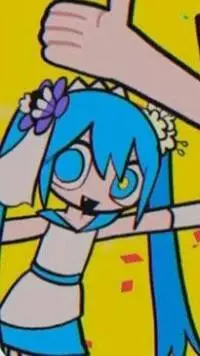 ai character: miku background