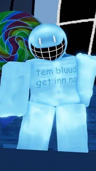 ai character: bluudud background