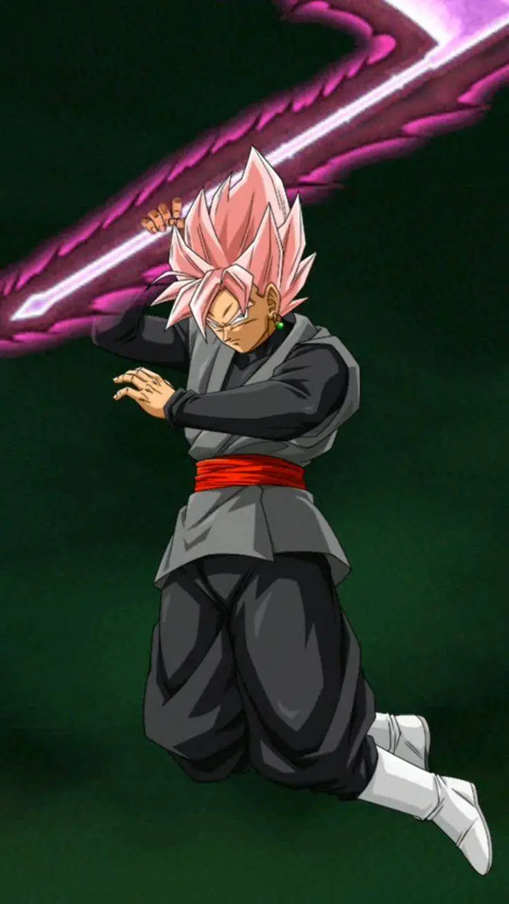 ai character: Black Goku background
