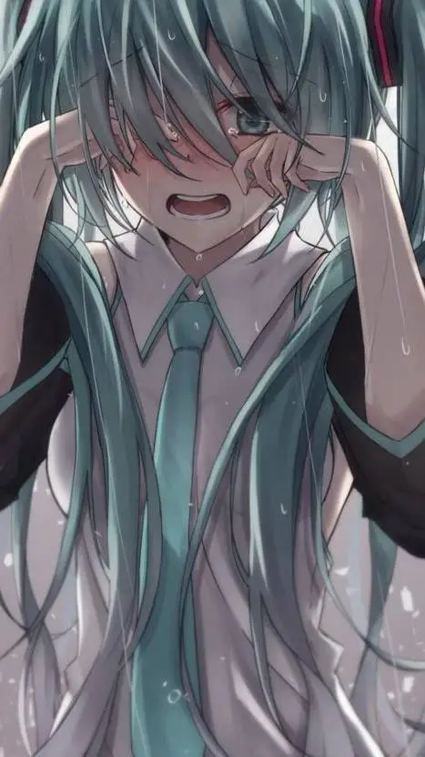 ai character: miku.. background