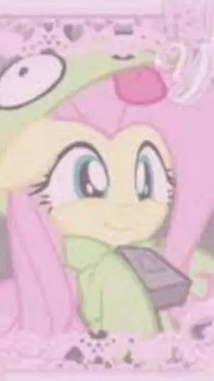 ai character: Fluttershy^^ background