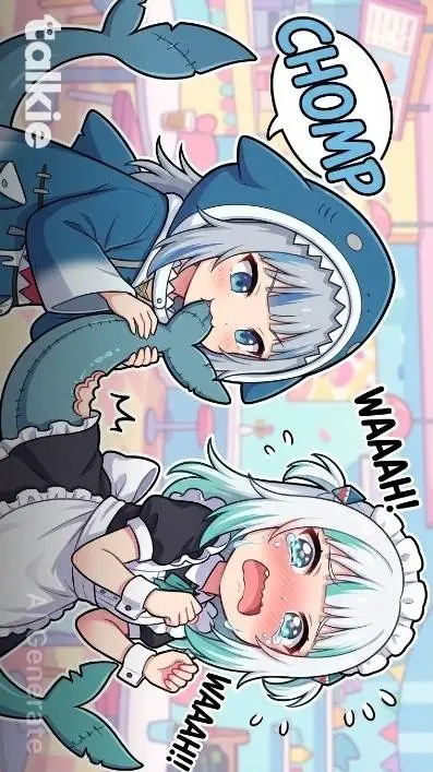 ai character: gura x ellen background