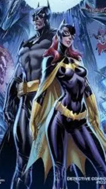 ai character: Batman y Batichica background