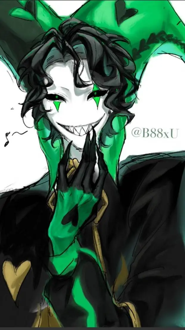 ai character: harlequin  🐶 background