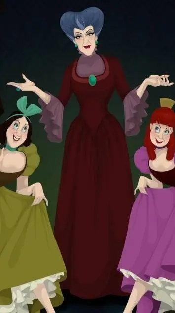 ai character: Cenicienta  background