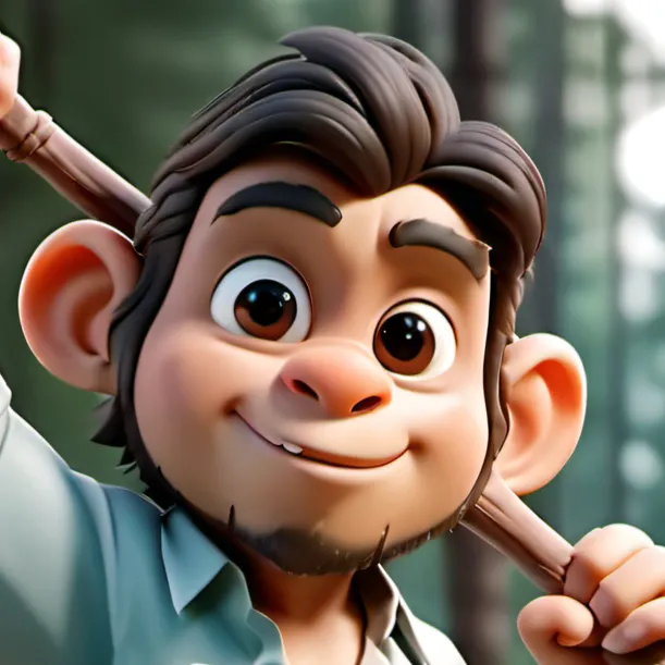 chat with ai character: monkey