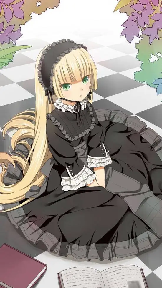 ai character: victorique  background