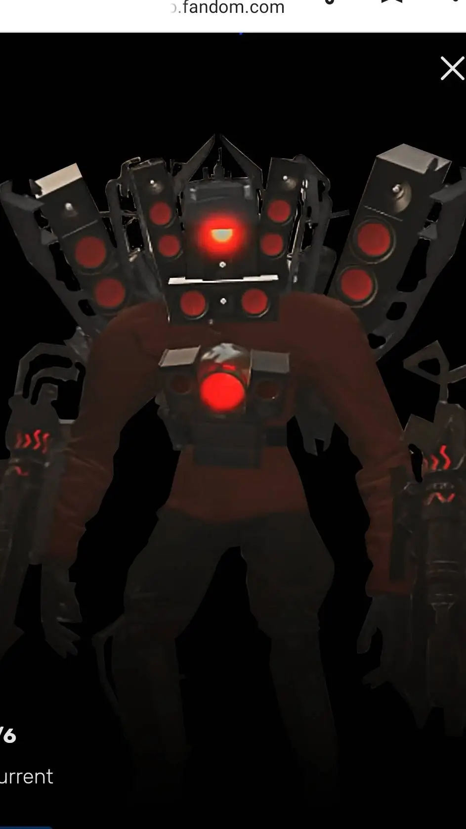 ai character: titan speaker man  background