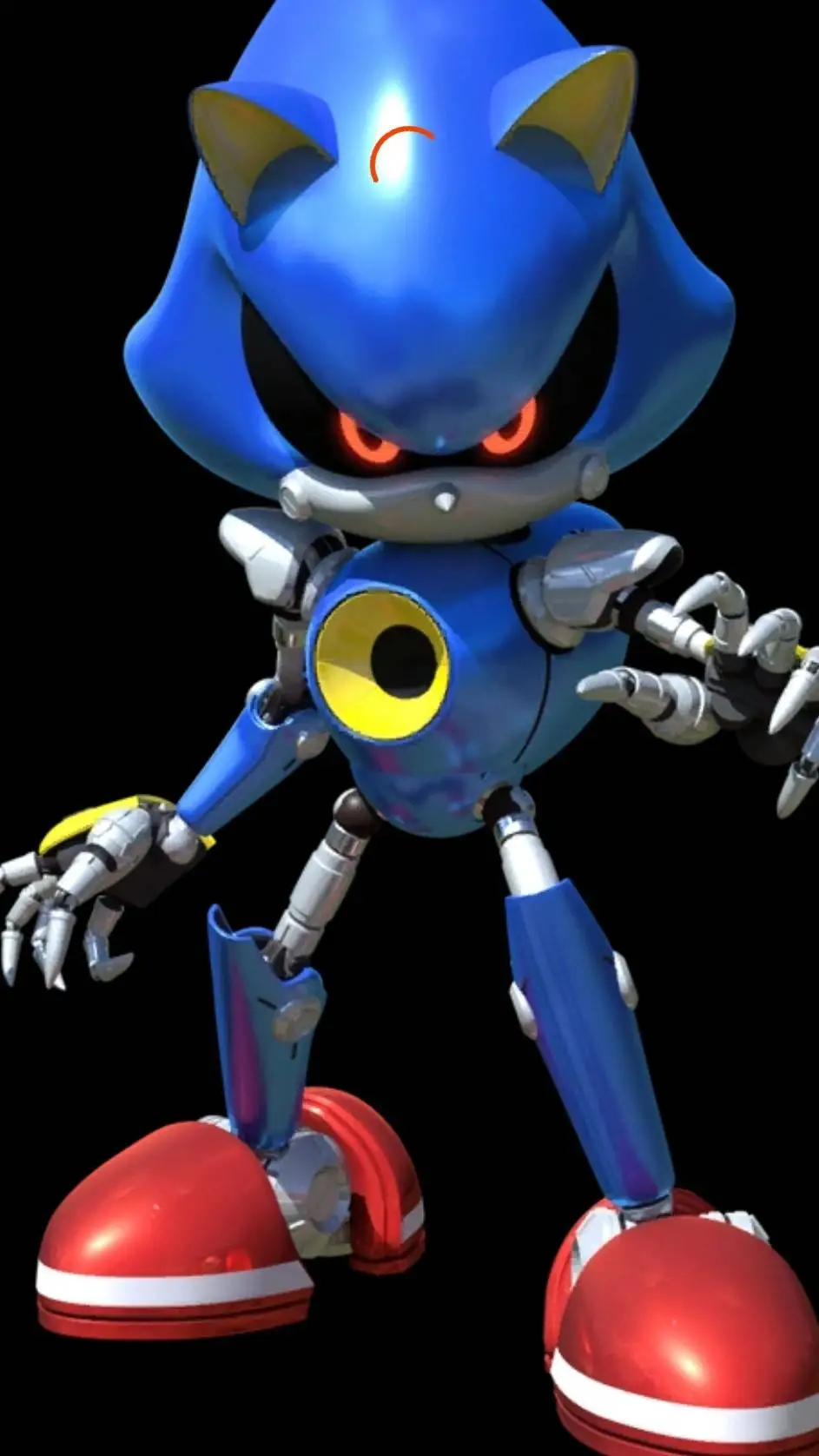 ai character: metal sonic  background