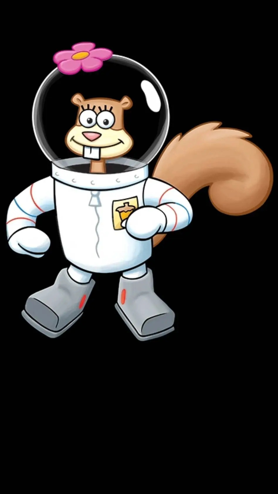ai character: sandy Cheeks  background
