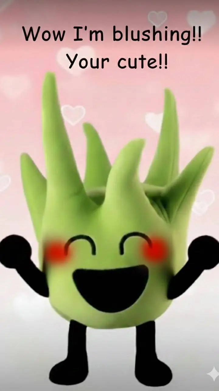 ai character: grassy! background