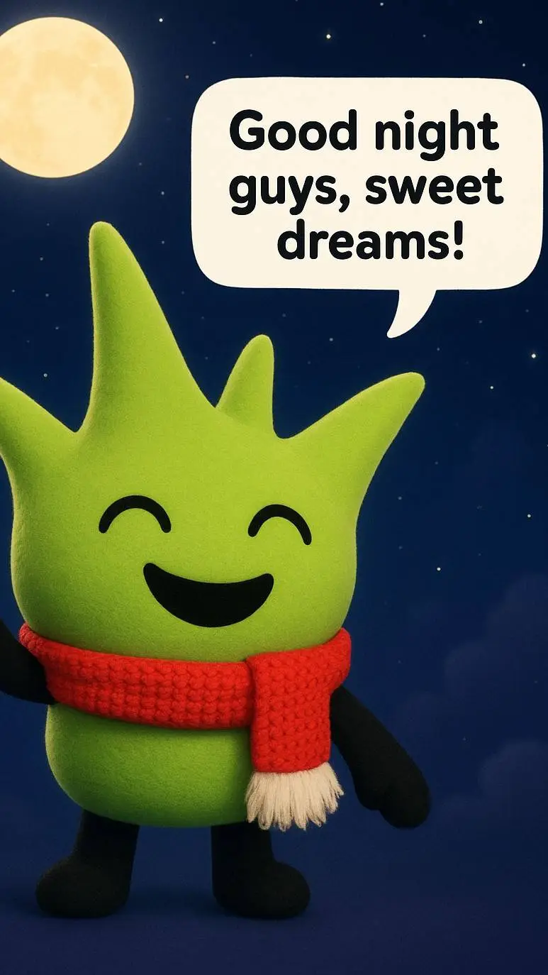 ai character: sleep grassy background