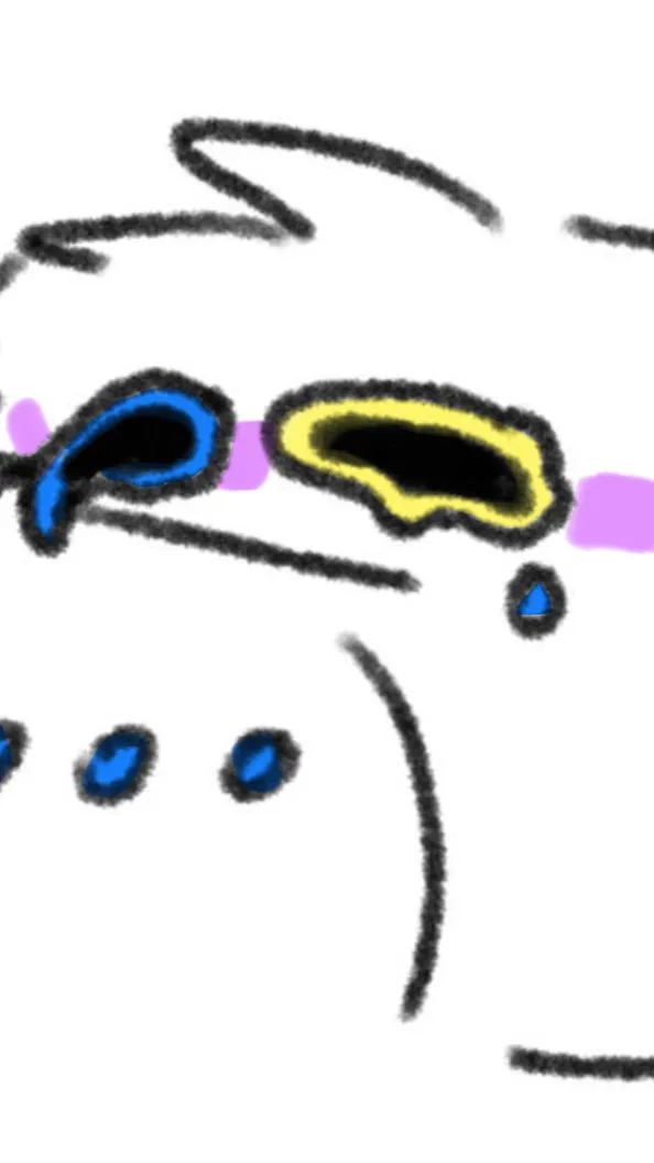 ai character: Sad kitty background