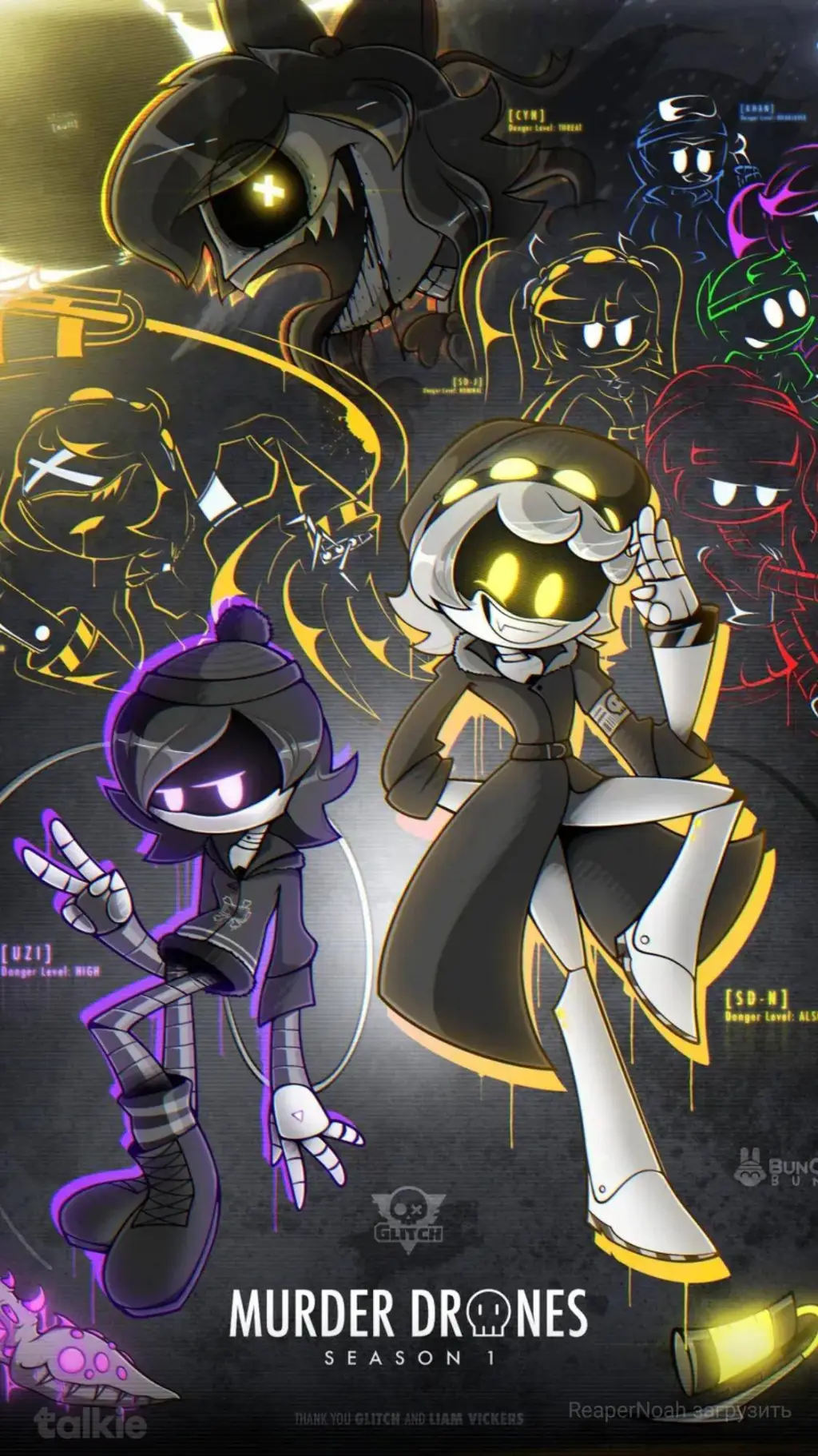 ai character: MD x Backrooms background