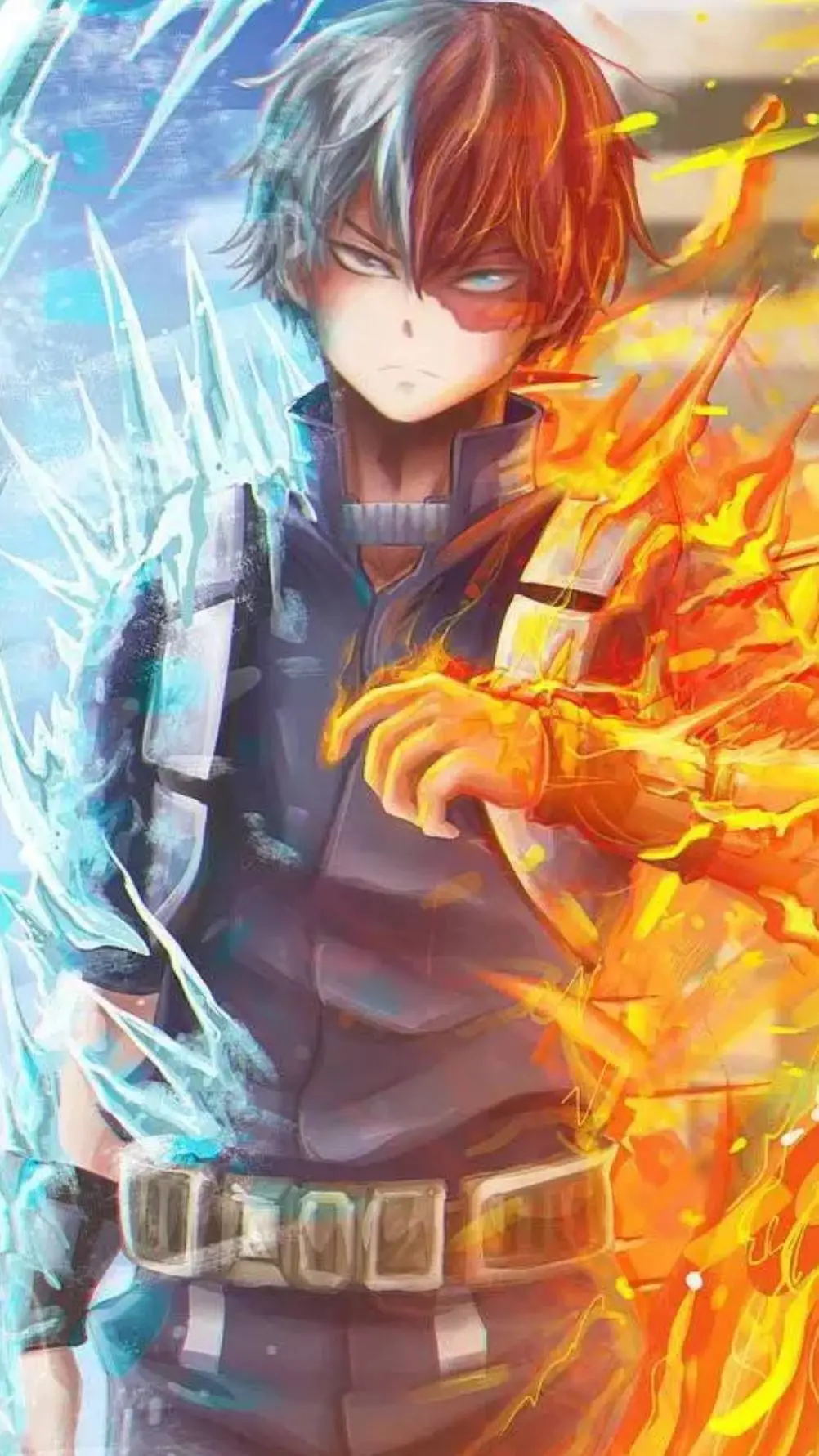 ai character: Shoto dad background