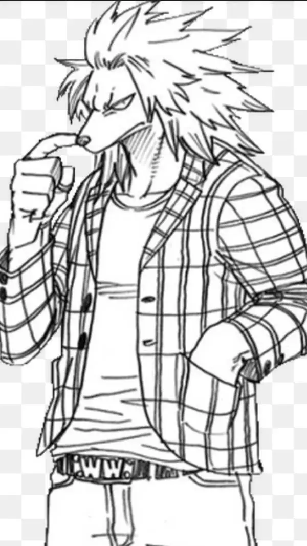 ai character: Hound Dog Mha background