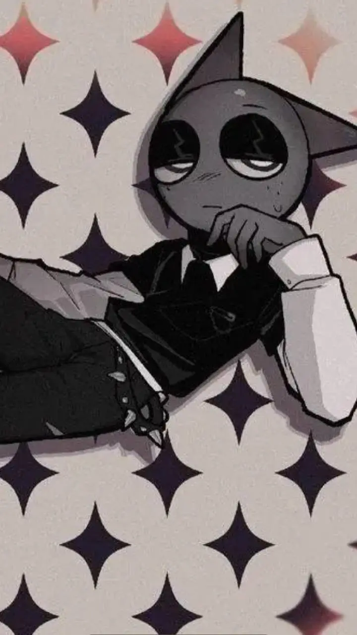 ai character: Gray background