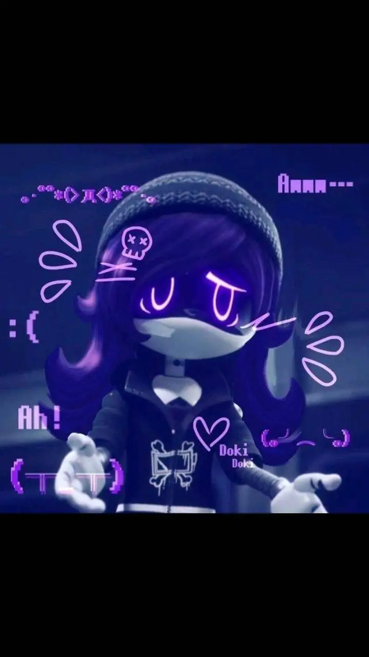 ai character: Murder drones💛💜🖤 background