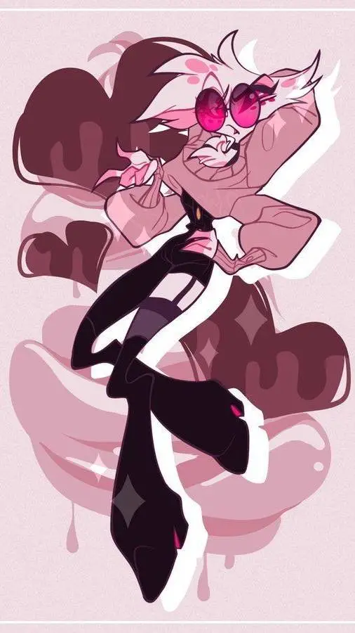 ai character: 💖Angel Dust❤️ background