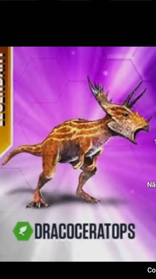 ai character: dracoceratops background