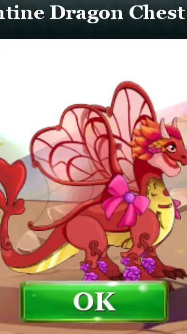 ai character: valentine dragon background