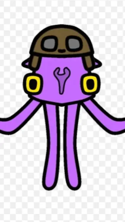 ai character: technosquid background