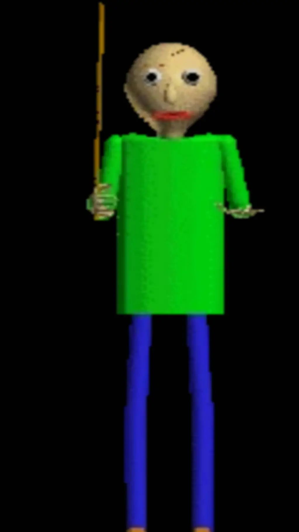 ai character: Baldi background