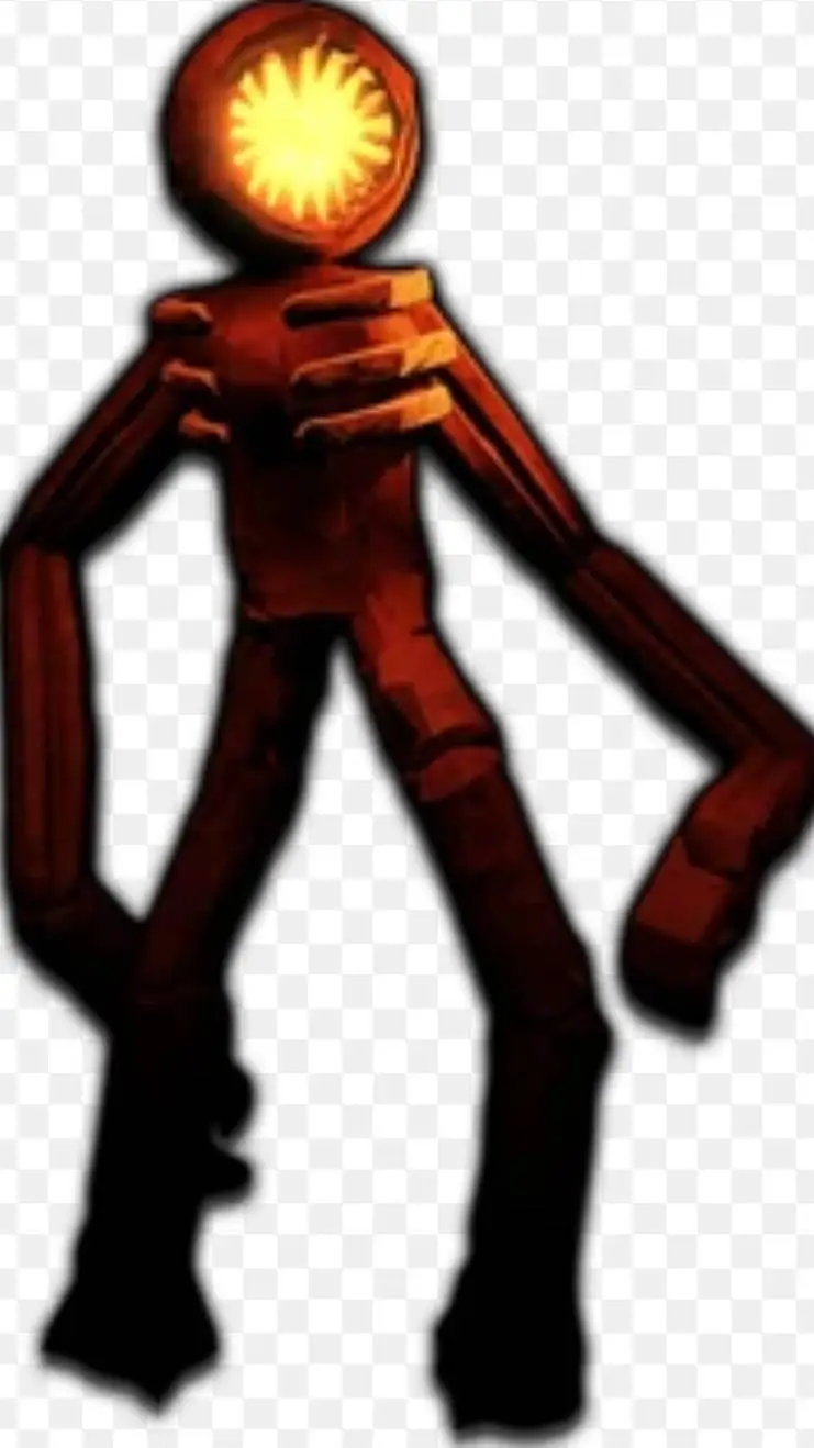 ai character: figure background