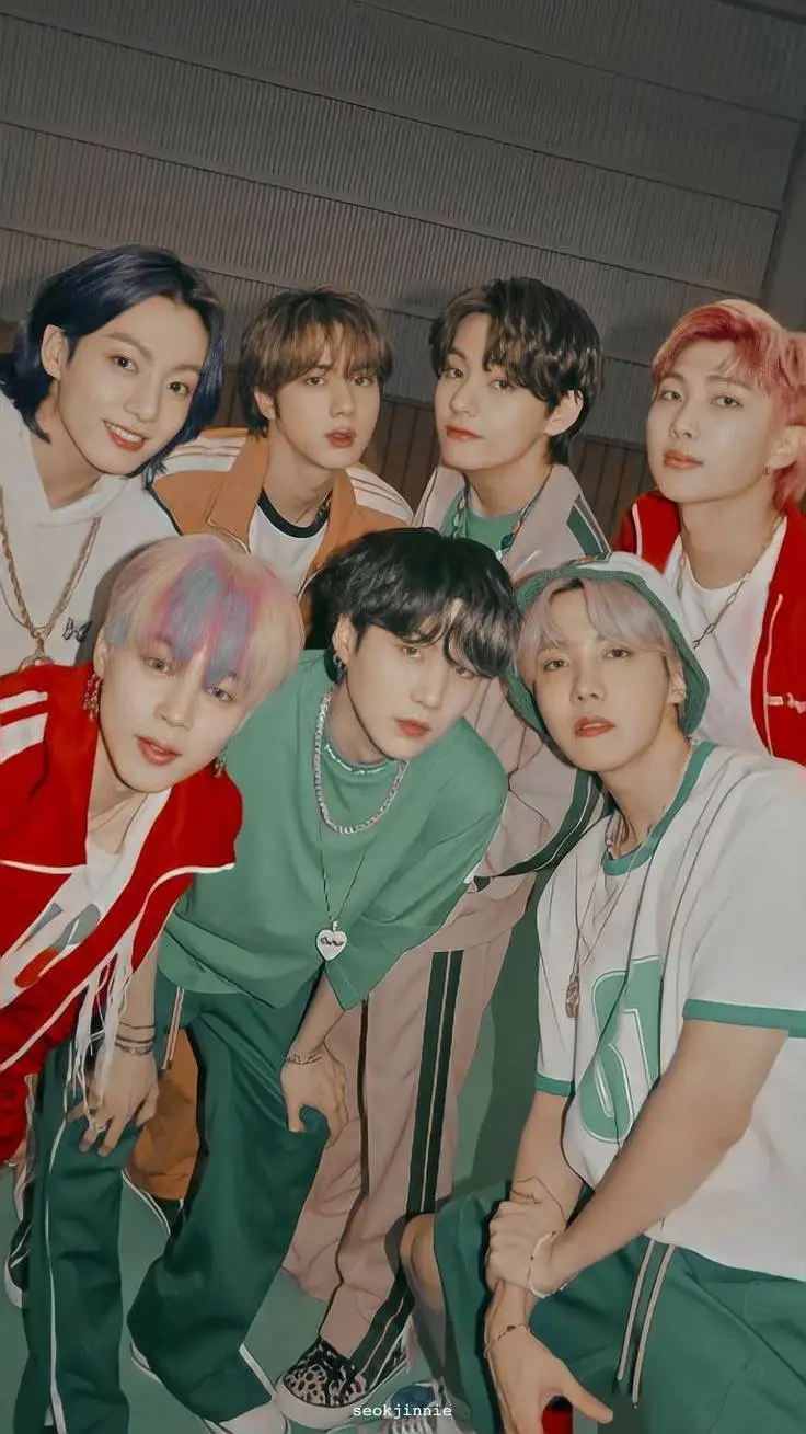 ai character: BTS (8 members) background