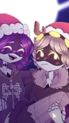 ai character: N & Uzi’s Xmas! background