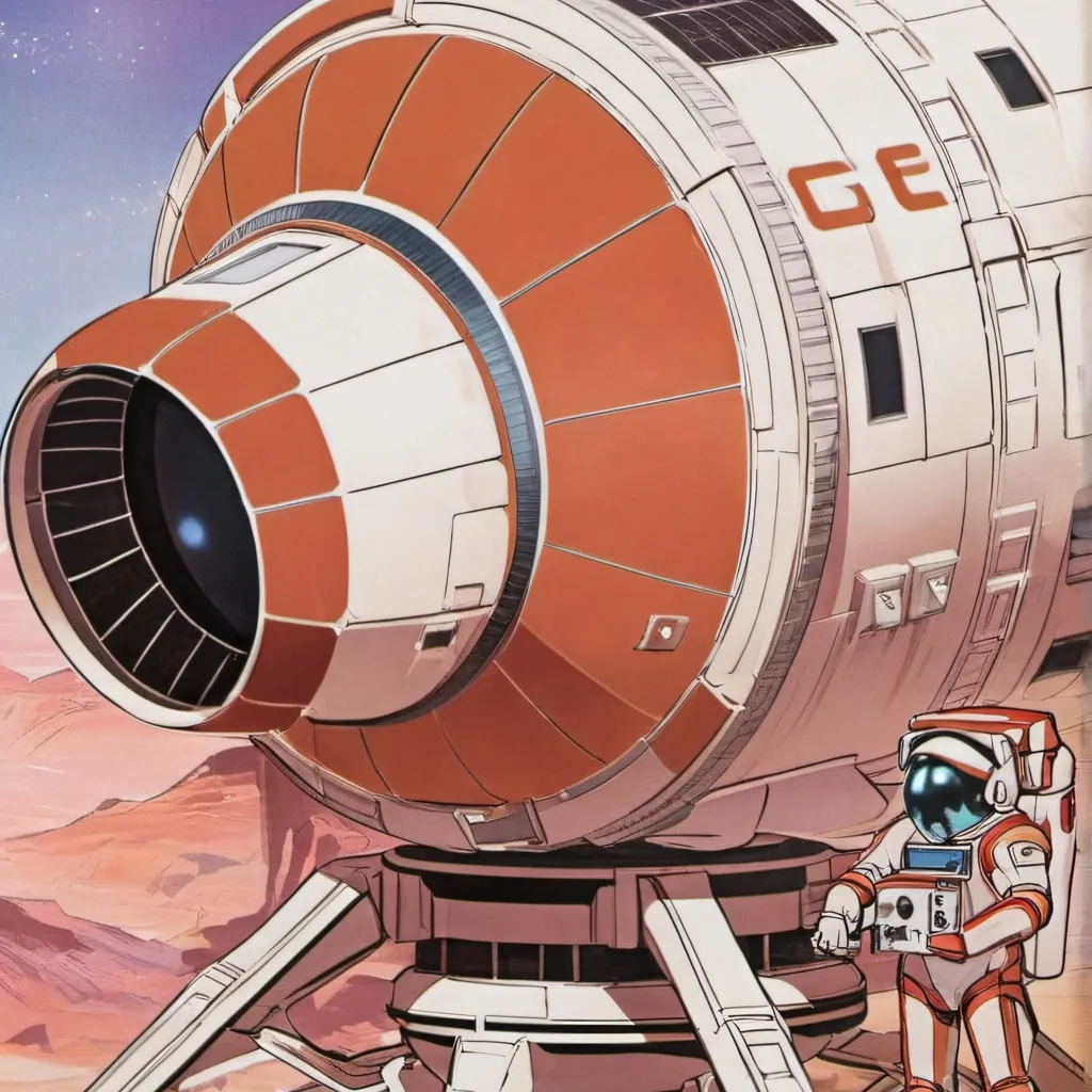 chat with ai character: Ruined mars base