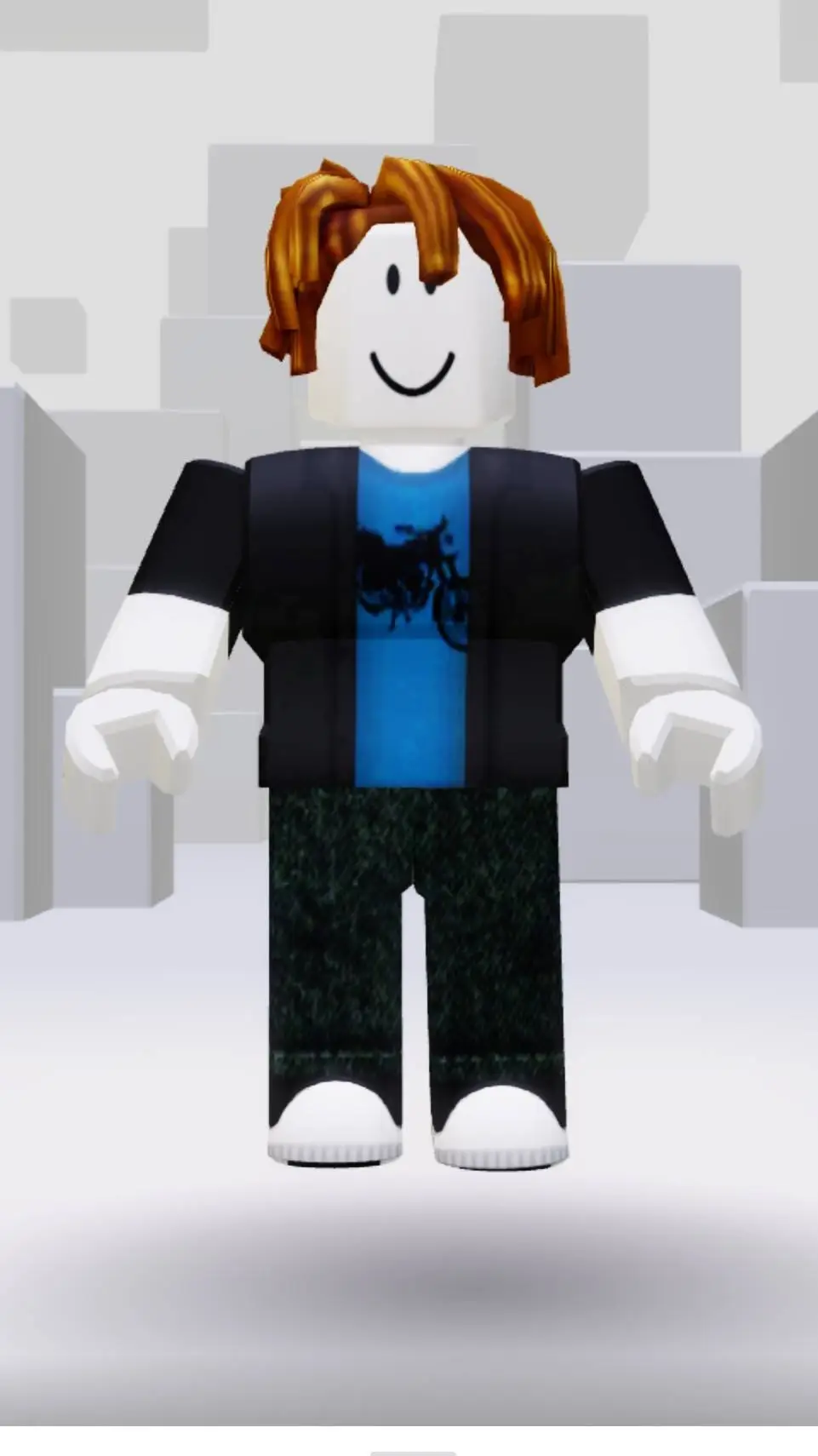 ai character: Bacon from roblox background