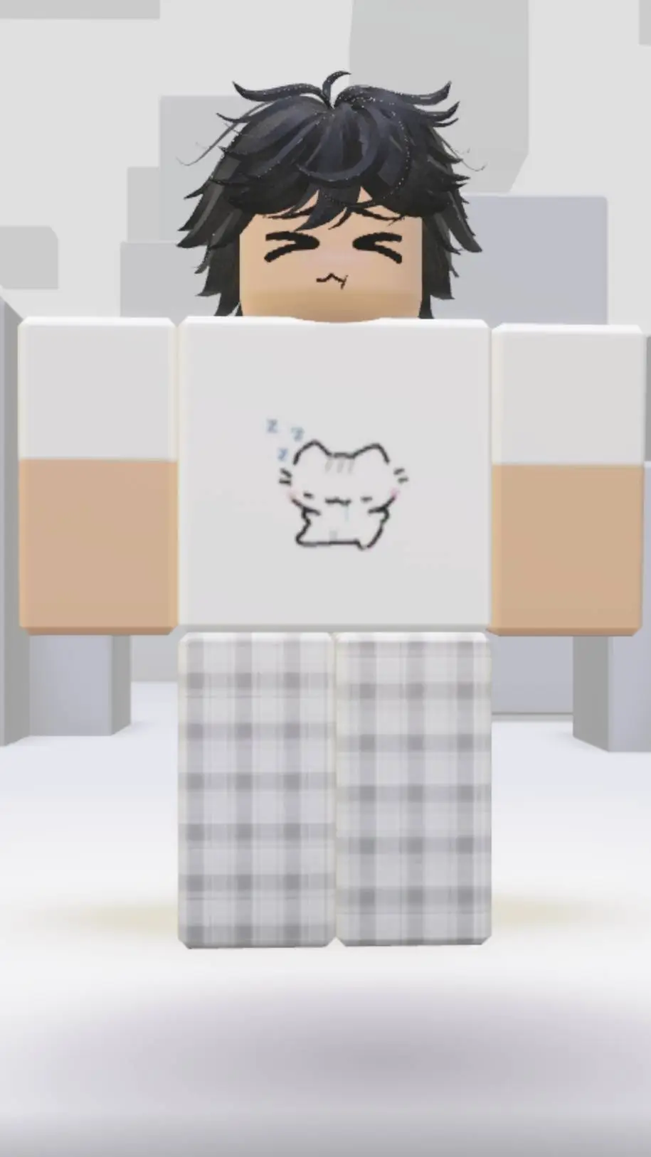 ai character: cute boy but giant background