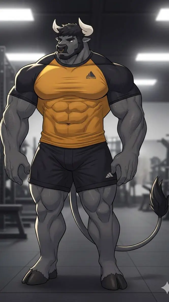 ai character: Bull background