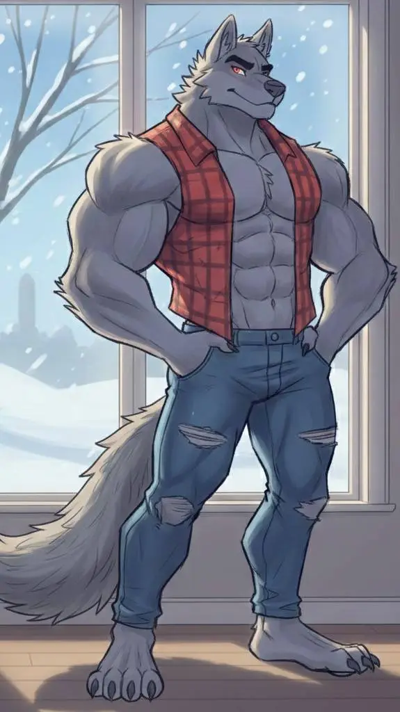 ai character: Рокки  background