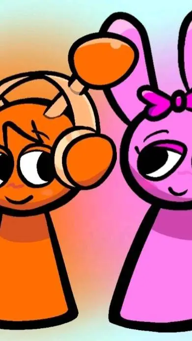 ai character: Oren & pinki  background