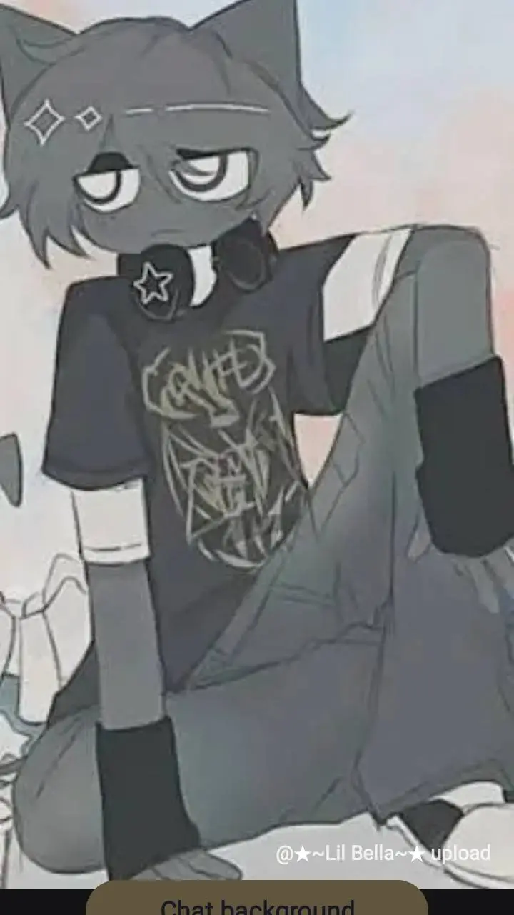 ai character: Gray  background